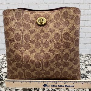 Coach Willow Bucket Bag In Signature Canvas